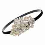 1920's Flapper Headband with Gold & Diamond Rhinestones