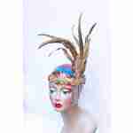 1920s Feather Headdress Gold