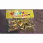 20 GOLD foil Party Poppers