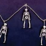 6Ft Scary Skeleton Garland