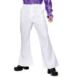 70's Flares w/pockets - White