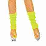 80'S Leg Warmers Neon Yellow