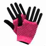 80'S Net Gloves- Neon Pink