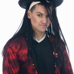 80s Pop Star Hat With Hair