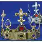 Adjustable Gold Coloured King's Crown