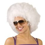 Afro Wig- White