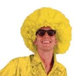 Afro Wig- Yellow