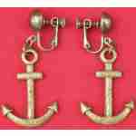 Anchor Earrings - Ant Bronze