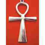 Antique Silver Ankh Necklace
