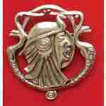 Antique Silver Toga Pin