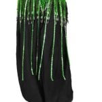Arabian Nights Belly Dancing Bollywood Belt With Satin Straps -Green