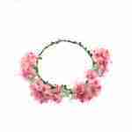 Baby Pink Lily Flower Hair Garland