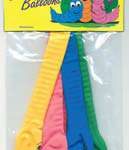 Bag 6 Caterpillar Shapes Balloons
