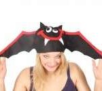 Bat Hat - Red/Black