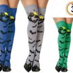 Bat Print Stockings