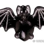 Bats - 3D with Sliver Glitter Highlights