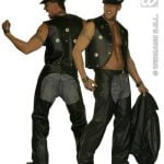 Biker chaps XL - Leatherlook