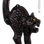 Black Cat with Glow in the Dark Eyes