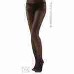 Black Glitter Tights XL