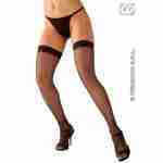 Black Lace Top Fishnet Thigh Highs