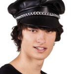 Black Rocker Cap