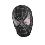 Black-suited Spiderman deluxe fabric full mask