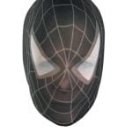 Black-suited Spiderman nylon full mask