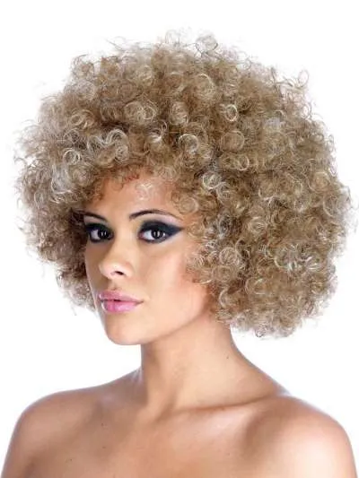 Long curly outlet afro wig