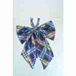 Bow Tie Blue Tartan Checkered