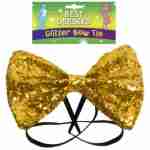 Bow Tie Glitter - Gold