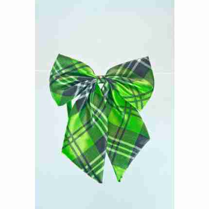 Bow Tie Green Tartan Checkered1