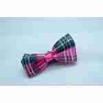 Bow Tie Pink Tartan Checkered