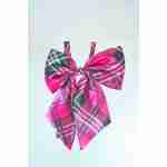 Bow Tie Pink Tartan Checkered