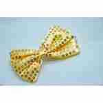 Bow Tie Sequin Gold