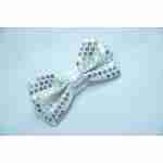 Bow Tie Sequin White/silver