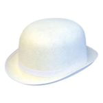 Bowler Hat - White