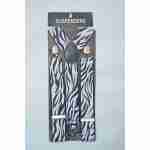 Braces - Animal Print Zebra