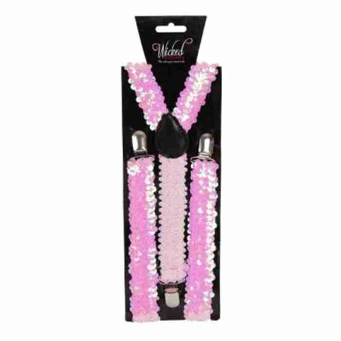 Braces Baby Pink Sequin Adult1