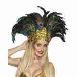 Carnival Peacock Queen Headdress