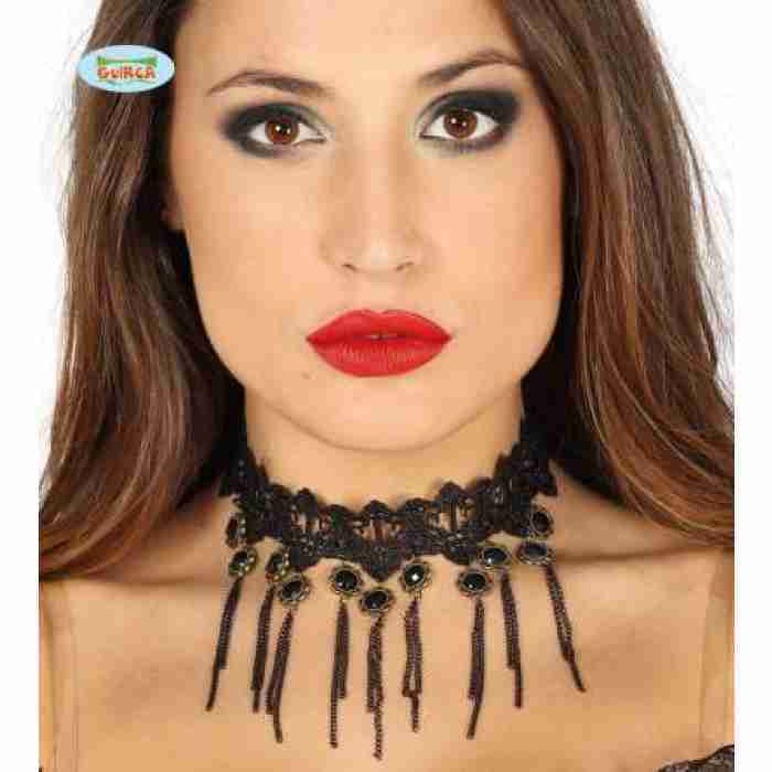 Choker Lace Black1