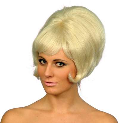 Orange beehive outlet wig