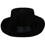 Classic Gangster Hat with Satin Band