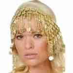 Cleopatra Head Piece Egyptian Gold