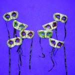 Crackle Diamond Eye Mask
