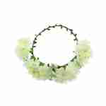 Cream Lily Flower Hair Garland