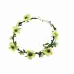 Cream Sunflower Hair Garland