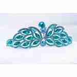 Crown Tiara Peacock Blue