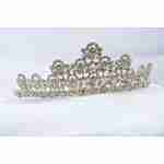 Crown Tiara With Crystals - Princess