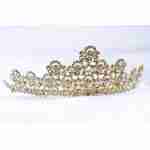 Crown Tiara With Crystals - Special Event