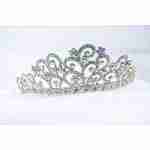 Crown Tiara With Small Crystals